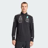 Adidas Performance KE5514 Mercedes - Amg Petronas Formula 1 Team Engıneers Uzun Kollu Polo - Siyah