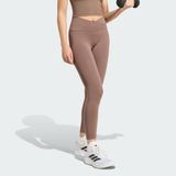 Adidas Performance KX3151 3 Stripes Studio All Me 7/8 X-Over Leggings - Kahverengi