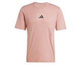 adidas Power 3 Stripes Erkek Tişört Pembe 2XL
