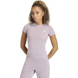Adidas Power Essentials Workout Contour Kadın Pembe Yuvarlak Yaka Tişört