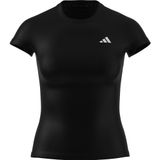adidas Power Essentials Workout Contour Yuvarlak Yaka Tişört, XL, 01-JZ3312-1, Siyah, Kadın