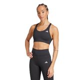 adidas Powerimpackt Rib Medium Support Training Kadın Büstiyer Siyah S