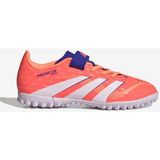 adidas Predator Club Çocuk Halı Saha Kramponu Turuncu Renkli Sentetik Malzeme ile Tasarlandı - Pembe