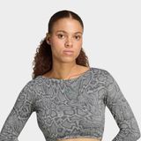 Adidas Primelift Workout Snake Kadın Uzun Kollu Tişört (KT4023) - XS - Renkli