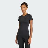 adidas PWR ESS C TEE Kadın Kısa Kollu Tişört, black, XS