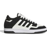 adidas Rapıd Court Low Kadın Sneaker Siyah Süet ve Sentetik Deri Tabanlı Düz Ayakkabı - Siyah - Beyaz
