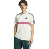 Adidas Real Madrid Erkek Futbol T-Shirt Og2 Tee KG2973 - XS - Bej
