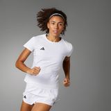 adidas Run Adizero Running Short-Sleeve Kadın Tişört - M - Beyaz