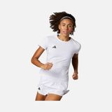 adidas Run Adizero Running Short-Sleeve Kadın Tişört - XS - Beyaz