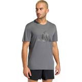 Adidas Run Ess Bl T M Gri Erkek Düz Tişört KC4275 - XL