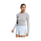 Adidas Run Ess Ls W Kadın Koşu Uzun Kollu Tişört KE8418 Gri - XL
