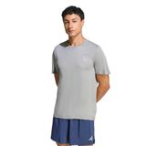 Adidas Run Essentials Erkek Gri Yuvarlak Yaka Tişört