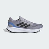 adidas RUNFALCON 5 GRI Erkek Koşu Ayakkabısı - Gri-Siyah-Mavi