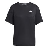 adidas Running Essentials Yuvarlak Yaka Tişört, L, 01-JZ7808-1, Siyah, Kadın