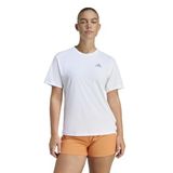 adidas Running Essentials Yuvarlak Yaka Tişört, M, 01-JZ7808-1, Beyaz, Kadın