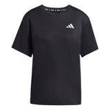 adidas Running Essentials Yuvarlak Yaka Tişört, S, 01-JZ7808-1, Siyah, Kadın