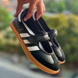 Adidas Samba Mary Jane Siyah Beyaz Spor Babet