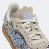 Adidas Samba Og Cf El I Çocuk Spor Ayakkabı Mavi Suni Deri Düz Taban Kız Çocuk İçin