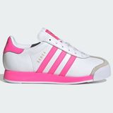 Adidas Samoa J Leather Unisex White Pink Sneaker Hakiki Deri Günlük Spor Ayakkabı Beyaz Pembe - Beyaz - Açık Pembe