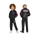 adidas Siyah Erkek Çocuk Desenli Eşofman Takımı KG6137 LK MRVL SM TS