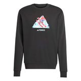 adidas SNOW CREW Unisex Grafik Baskılı Uzun Kollu Sweatshirt, S