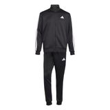 adidas Sportswear Basic 3 Çizgili Fransız Havlu Siyah Erkek Eşofman Takımı, S