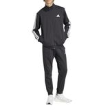 adidas Sportswear Basic 3 Şeritli Polar Siyah Erkek Eşofman Takımı, L
