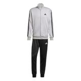 adidas Sportswear Basic 3-Stripes French Terry Erkek Eşofman Takımı Siyah 2XL