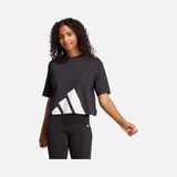 Adidas Sportswear Essentials Big Logo Boyfriend Crew Nect Short-Sleeve Kadın Tişört - M - Siyah