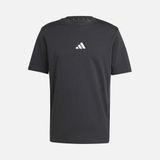 Adidas Sportswear Essentials Embroidered Small Logo Single Jersey Short-Sleeve Erkek Tişört - Siyah