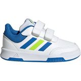 adidas Sportswear JH9527 Tensaur Hook And Loop Çocuk Spor Ayakkabı Suni Deri Beyaz Kırmızı Kauçuk Taban - Beyaz - Kırmızı