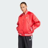 Adidas Sportswear JZ6921 Stadıum Yalıtımlı Bomber Ceket - Kırmızı