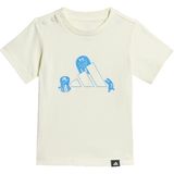 Adidas Sportswear KA0520 Tıro_nster Graphıc Bebek Tişörtü - 9 Ay - Beyaz