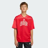 Adidas Sportswear KD3426 STADIUM MESH BASKETBALL SHIRT - Kırmızı - Beyaz - 5 - 6 Yaş