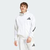 adidas Sportswear Z.N.E. Full-Zip Hooded Erkek Sweatshirt - XL - Beyaz