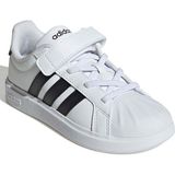 Adidas Streettalk El I JQ6145 Ortopedik Çocuk Spor Ayakkabı - Beyaz - Siyah