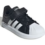 Adidas Streettalk El I JQ8605 Ortopedik Çocuk Spor Ayakkabı - Siyah - Beyaz