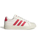 adidas STREETTALK Kadın AYAKKABI, Çekirdek Beyaz/Yarı Lucid Kırmızı/Gümüş Met., 37 1/3 EU