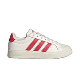 adidas STREETTALK Kadın AYAKKABI, Çekirdek Beyaz/Yarı Lucid Kırmızı/Gümüş Met., 38 2/3 EU