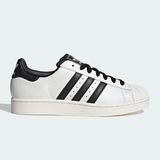 Adidas Superstar II Beyaz Erkek Ayakkabı Düz Tabanlı Suni Deri Bağcıklı Tasarım