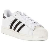 adidas Superstar II W HQ2285 Kadın Spor Ayakkabı, Beyaz, Beyaz, 9.5