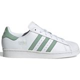 adidas Superstar Womens Leather Sneaker White Kadın Günlük Spor Ayakkabı Beyaz Yeşil