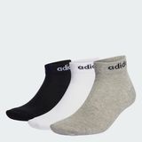 adidas T Lin Ankle Çorap Gri Renkli 3 Adet Konforlu ve Şık Tasarım