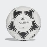 adidas Tango Rosario El Dikişli Fifa Onaylı No.5 %100 Poliüretan Deri Futbol Topu - Siyah - Beyaz
