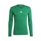 Adidas Team Base Tee Erkek Futbol Antrenman Uzun Kollu Tişört GN7504 Yeşil