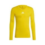 Adidas Team Base Tee Erkek Futbol Antrenman Uzun Kollu Tişört GN7506 Sarı - XL - Sarı