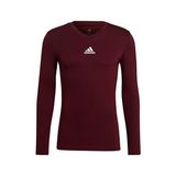Adidas Team Base Tee Erkek Futbol Uzun Kollu Antrenman Tişörtü GN7503 Kırmızı