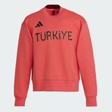 Adidas Team Türkiye Kırmızı Erkek Sweatshirt