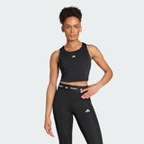 adidas Techfit Kadın Kısa Antrenman Atleti, Siyah, XL