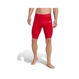 Adidas TECHFIT SHRT TIGHT M Erkek Antrenman Kısa Tayt JP1464 Kırmızı